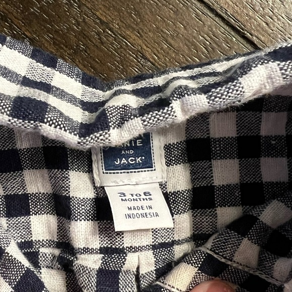 Infant baby 3-6M gap & Janie and Jack brand outfit - button down shirt & jeans - Picture 5 of 10